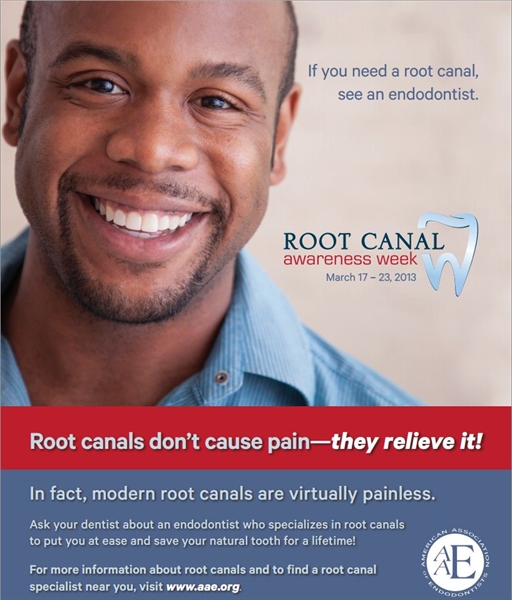 Root Canal Awareness Week March 17-23, 2013