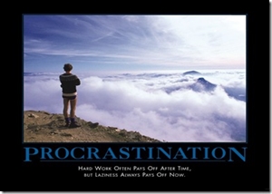 National Procrastination Week - Help me learn how to stop procrastination as well increase my reading comprehension?
