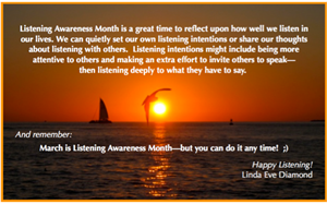 International Listening Awareness Month - i have poor general knowledge?