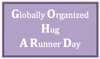 Where's the Beach?: Weight DVDs and Hug a Runner Day