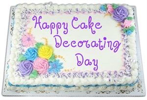 National Cake Decorating Day - So how will you decorate the office to celebrate National Breastfeeding Week?
