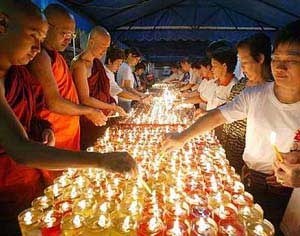 Why is Buddha Day celebrated on the full moon day in May?