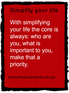 Simplify Your Life Week - how do i start to simplify my life?