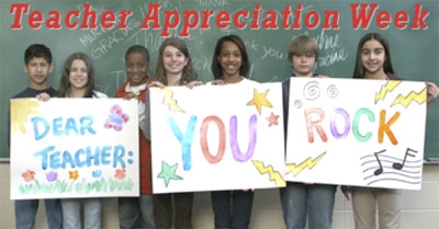 Does you child’s school participate in Teacher Appreciation Week?