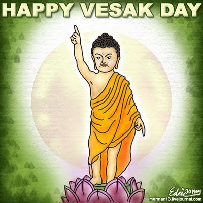 What do buddhist’s do on Ahsala Puja day, and Vesak?
