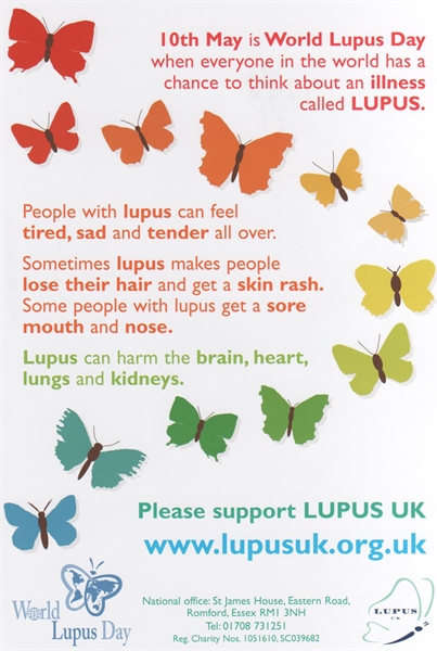 Did you know that World Lupus Day is May 10?