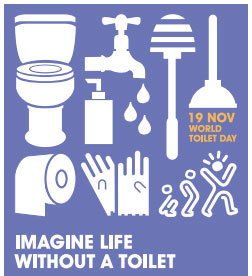 What is your message for World Toilet day today?